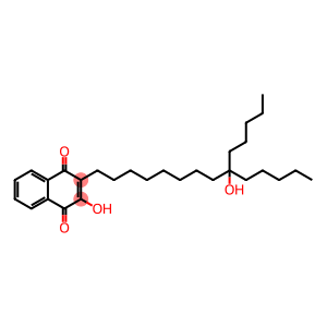 2-Hydroxy-3-(9-hydroxy-9-pentyltetradecyl)-1,4-naphthalenedione