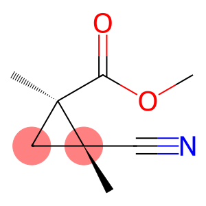 Cyclopropanecarboxylic acid, 2-cyano-1,2-dimethyl-, methyl ester, trans- (9CI)