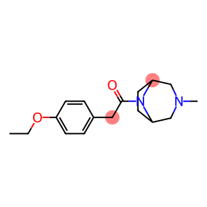 3,8-Diazabicyclo(3.2.1)octane, 8-(p-ethoxyphenylacetyl)-3-methyl-