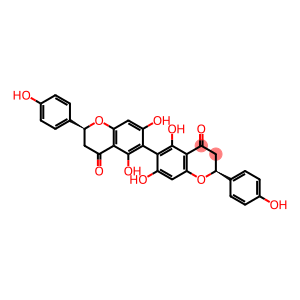 (2S)-6-[(2S)-5,7-dihydroxy-2-(4-hydroxyphenyl)-4-oxo-2,3,4a,8a-tetrahydrochromen-6-yl]-5,7-dihydroxy-2-(4-hydroxyphenyl)chroman-4-one