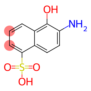 5-Hydroxy-6-amino-1-naphthalenesulfonic acid