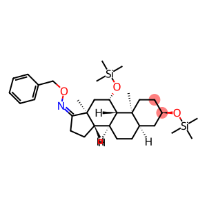 3α,11β-Bis(trimethylsiloxy)-5β-androstan-17-one O-benzyl oxime