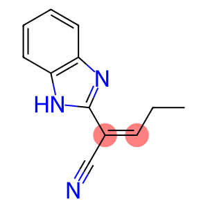 1H-Benzimidazole-2-acetonitrile,alpha-propylidene-(9CI)