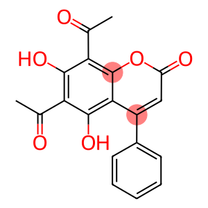 6,8-diacetyl-5,7-dihydroxy-4-phenyl-2H-chromen-2-one