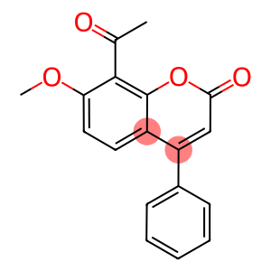 8-acetyl-7-methoxy-4-phenyl-2H-chromen-2-one