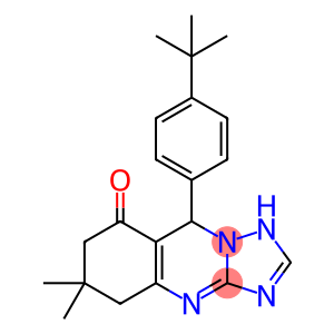 9-(4-tert-butylphenyl)-6,6-dimethyl-5,6,7,9-tetrahydro[1,2,4]triazolo[5,1-b]quinazolin-8(4H)-one