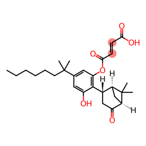 2-Butenedioic acid (2E)-, 1-[5-(1,1-dimethylheptyl)-2-[(1S,2S,5S)-6,6-dimethyl-4-oxobicyclo[3.1.1]hept-2-yl]-3-hydroxyphenyl] ester