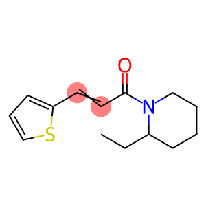 2-ETHYL-1-[1-OXO-3-(2-THIENYL)-2-PROPENYL]-PIPERIDINE