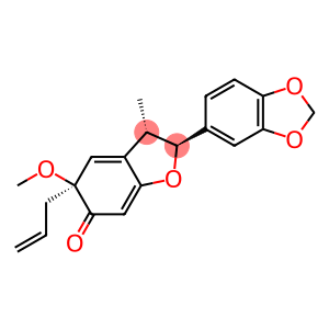 (2S,3S,5S)-2-(1,3-苯并二氧戊环-5-基)-3,5-二氢-5-甲氧基-3-甲基-5-(2-丙烯-1-基)-6(2H)-苯并呋喃酮