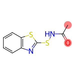 Acetamide, N-(2-benzothiazolylthio)- (9CI)