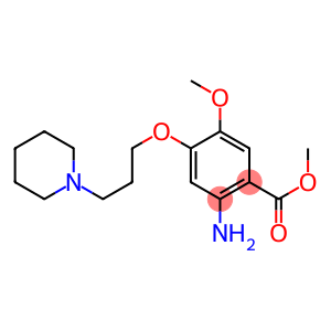 methyl 2-amino-5-methoxy-4-(3-(piperidin-1-yl)propoxy)benzoate