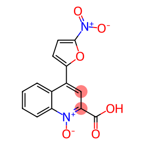 4-(5-Nitro-2-furanyl)-2-quinolinecarboxylic acid 1-oxide