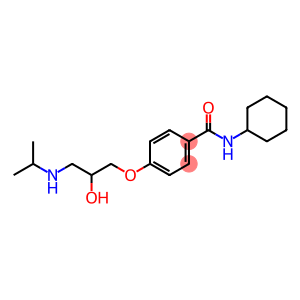 N-Cyclohexyl-4-[2-hydroxy-3-[(1-methylethyl)amino]propoxy]benzamide