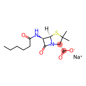 sodium 6-hexanamidopenicillanate