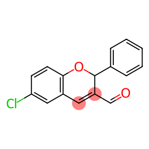 6-Chloro-2-phenyl-2H-1-benzopyran-3-carboxaldehyde