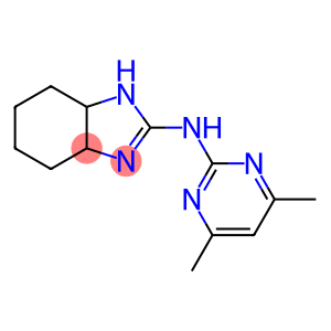 4,6-Dimethyl-N-(octahydro-2H-benzimidazol-2-ylidene)pyrimidin-2-amine