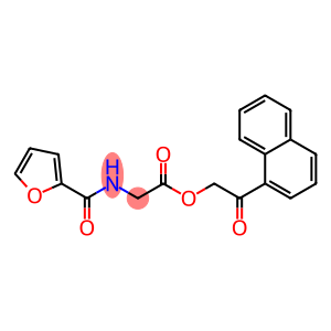 2-(1-naphthyl)-2-oxoethyl (2-furoylamino)acetate