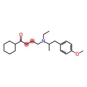 1-Cyclohexyl-4-[ethyl[2-(4-methoxyphenyl)-1-methylethyl]amino]-1-butanone