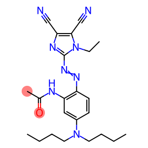 2-[2-(Acetylamino)-4-(dibutylamino)phenylazo]-1-ethyl-1H-imidazole-4,5-dicarbonitrile