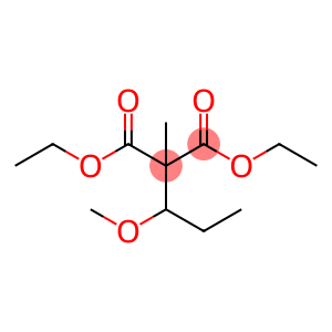 Propanedioic acid, 2-(1-methoxypropyl)-2-methyl-, 1,3-diethyl ester