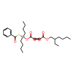 2-Butenoic acid, 4-[[(benzoylthio)dibutylstannyl]oxy]-4-oxo-, 2-ethylhexyl ester, (Z)- (9CI)