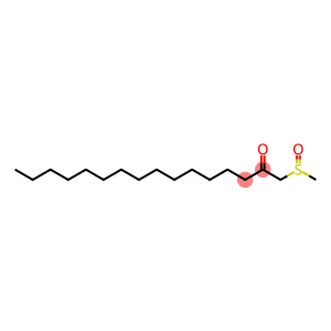 2-Hexadecanone, 1-(methylsulfinyl)-