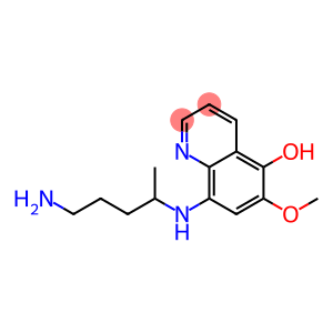 5-Quinolinol, 8-[(4-amino-1-methylbutyl)amino]-6-methoxy-