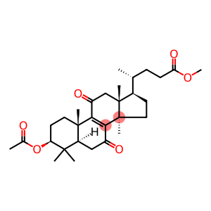 Chol-8-en-24-oic acid, 3-(acetyloxy)-4,4,14-trimethyl-7,11-dioxo-, methyl ester, (3β,5α)-