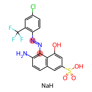 6-氨基-5-[[4-氯-2-(三氟甲基)苯基]偶氮]-4-羟基-2-萘磺酸一钠盐