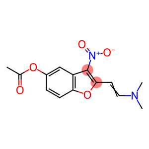 5-Benzofuranol,2-[2-(dimethylamino)ethenyl]-3-nitro-,acetate(ester)(9CI)