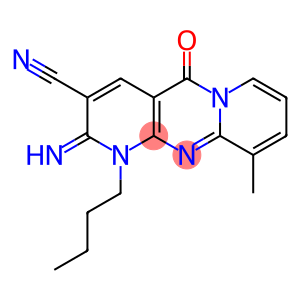 1-butyl-2-imino-10-methyl-5-oxo-1,5-dihydro-2H-dipyrido[1,2-a:2,3-d]pyrimidine-3-carbonitrile