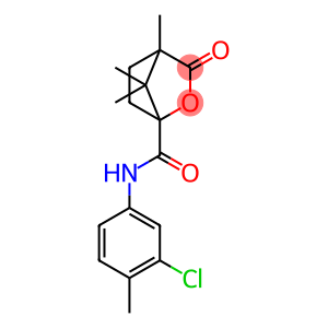 N-(3-chloro-4-methylphenyl)-4,7,7-trimethyl-3-oxo-2-oxabicyclo[2.2.1]heptane-1-carboxamide