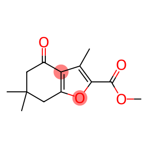 METHYL 3,6,6-TRIMETHYL-4-OXO-4,5,6,7-TETRAHYDRO-1-BENZOFURAN-2-CARBOXYLATE