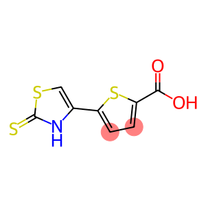 2-Thiophenecarboxylic acid, 5-(2,3-dihydro-2-thioxo-4-thiazolyl)-