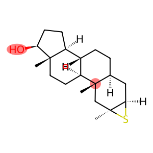 5α-Androstan-17β-ol, 2β,3β-epithio-2-methyl- (7CI,8CI)