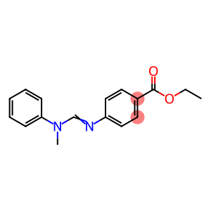 Ethyl 4-[[(methylphenylamino)methylene]amino]benzoate