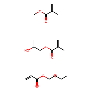 2-Propenoic acid, 2-methyl-, methyl ester, polymer with butyl 2-propenoate and 1,2-propanediol mono(2-methyl-2-propenoate)