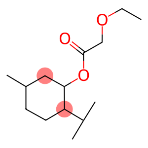 Acetic acid, 2-ethoxy-, (1R,2S,5R)-5-methyl-2-(1-methylethyl)cyclohexyl ester, rel-