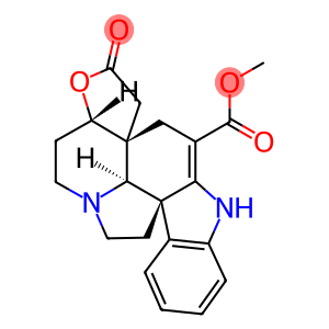 (5α,12R,19α)-2,3-Didehydro-6α-hydroxy-3-(methoxycarbonyl)aspidospermidin-21-oic acid γ-lactone