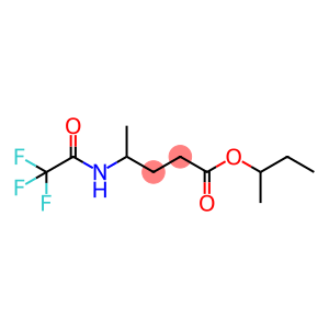 Pentanoic acid, 4-[(2,2,2-trifluoroacetyl)amino]-, 1-methylpropyl ester