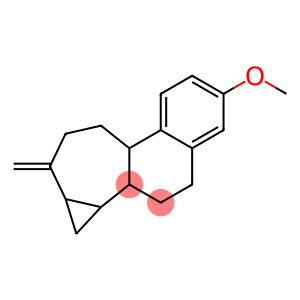 1,1a,1b,2,3,7b,8,9,10,10a-Decahydro-5-methoxy-10-methylenecyclopropa[3,4]cyclohepta[1,2-a]naphthalene