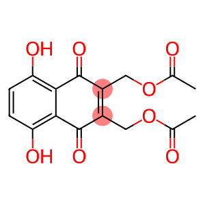 1,4-Naphthalenedione, 2,3-bis[(acetyloxy)methyl]-5,8-dihydroxy-