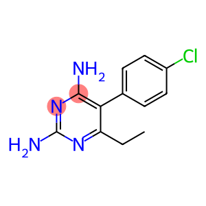 Pyrimethamine,5-(4-Chlorophenyl)-6-ethyl-2,4-pyrimidinediamine