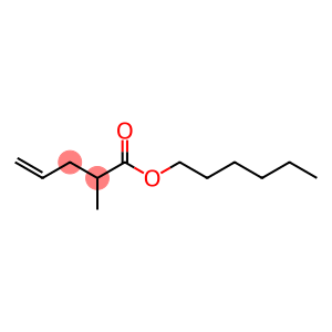 4-Pentenoic acid, 2-methyl-, hexyl ester