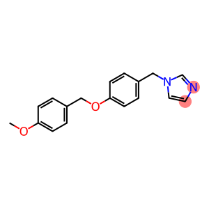 1H-Imidazole, 1-[[4-[(4-methoxyphenyl)methoxy]phenyl]methyl]-