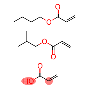 Acrylic acid, butyl acrylate, isobutyl acrylate polymer