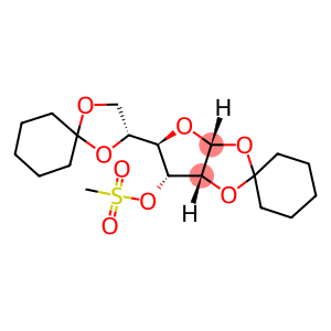 1,2:5,6-DI-O-CYCLOHEXYLIDENE-3-O-METHYLSULFONYL-ALPHA-D-ALLOFURANOSE