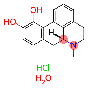 4H-Dibenzo[de,g]quinoline-10,11-diol, 5,6,6a,7-tetrahydro-6-methyl-, hydrochloride, hydrate (1:1:), (6aR)-