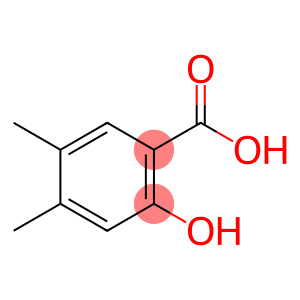 2-羟基-4,5-二甲基苯甲酸