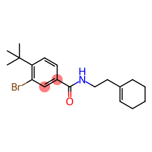 3-bromo-4-tert-butyl-N-[2-(1-cyclohexen-1-yl)ethyl]benzamide